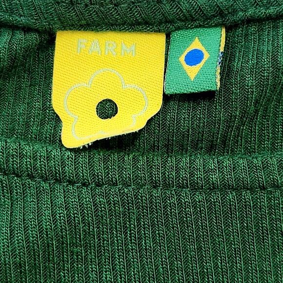 FARM Rio Green Long Sleeve Top - Picture 6 of 9